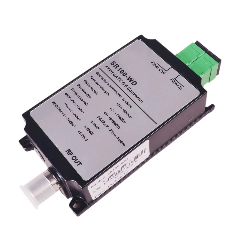 FTTH Indoor Optical Receiver CATV Passive Mini Node with WDM