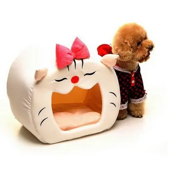 

01.3.109 Pet Product Dog Product Plush Bed Dog Cushion Dog House Pet Bed Dog Bed Cat Bed Sofa Mat Warm Cute 1PC