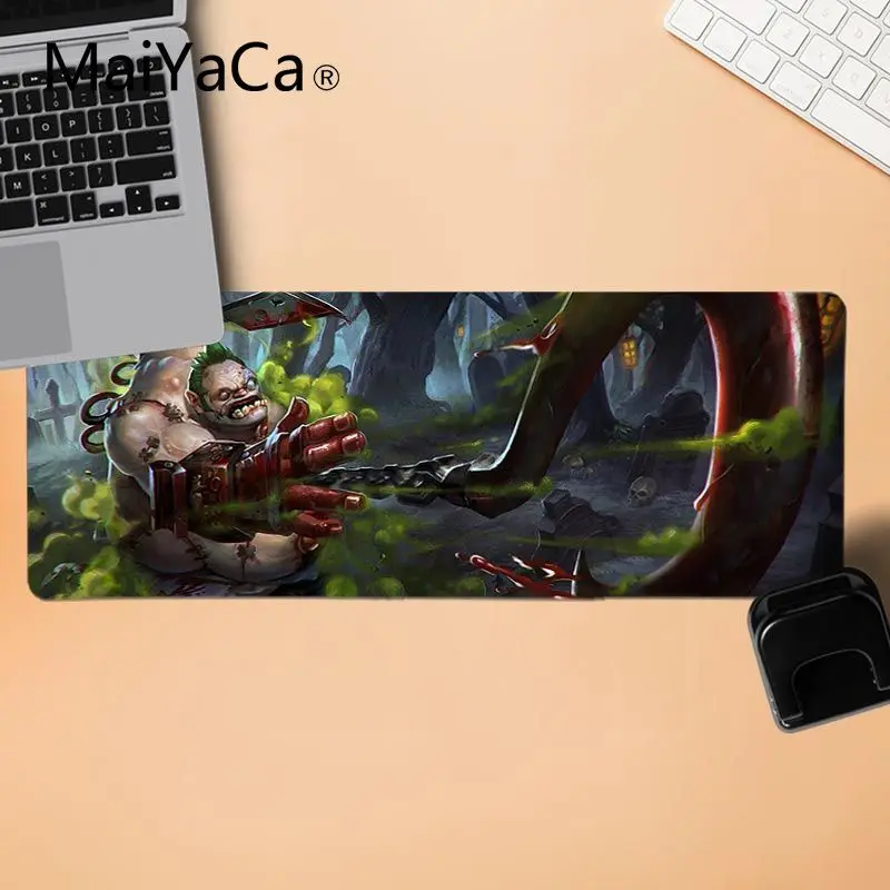  MaiYaCa Simple Design Dota 2 Pudge Customized MousePads Computer Laptop Anime Mouse Mat Rubber Mous