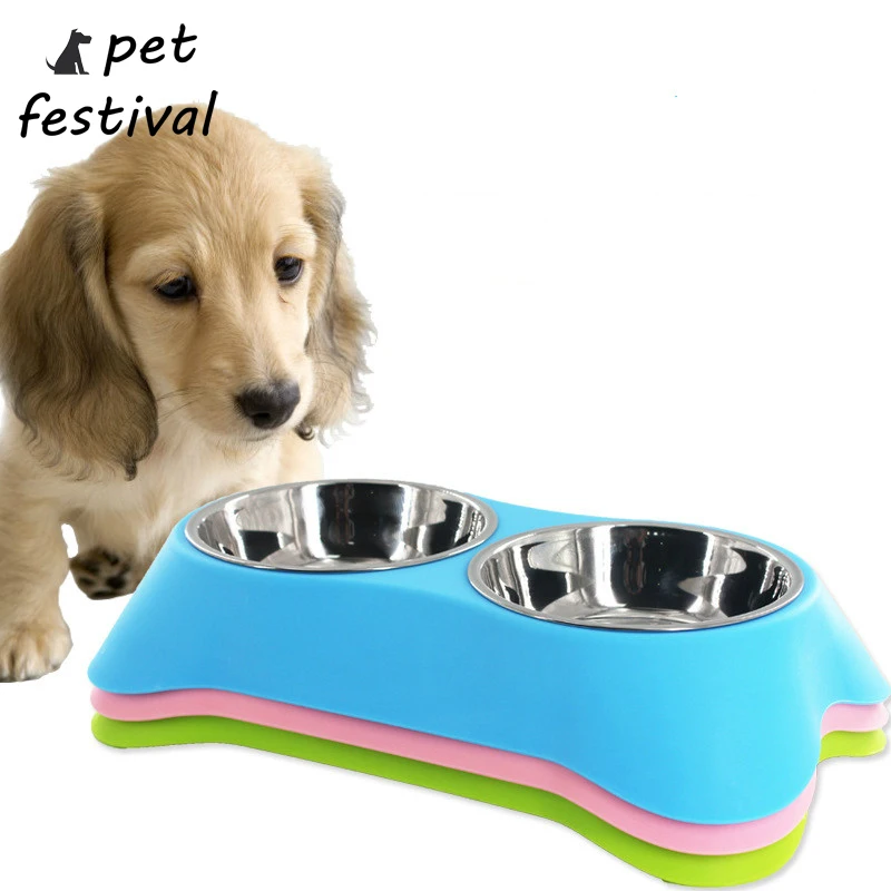 

Pet Festival Stainless Steel Dog Bowl Outfit Portable Travel Bowl For Dog Feeder Utensils Small Mudium Dog Water Bowls