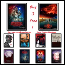 Странные Вещи с покрытием бумажные постеры для бара кафе домашний декор живопись стены стикеры бескаркасные