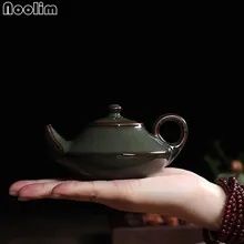 NOOLIM чайный сервиз кракле глазурь GeKiln Longquan Celadon Zisha керамика искусство Тай Китай Чайный горшок фарфор Исин глина антикварный чайник