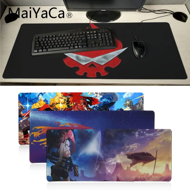 

Maiyaca gurren lagann Anti-Slip Durable Rubber Computermats Locking Edge gaming Mousepad anime Mat Keyboard Mat Table Pad