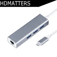 USB-C-гигабитный сетевой адаптер USB 3,1 usb type-C Ethernet адаптер для нового apple macbook Chromebook Pixel acer Aspire