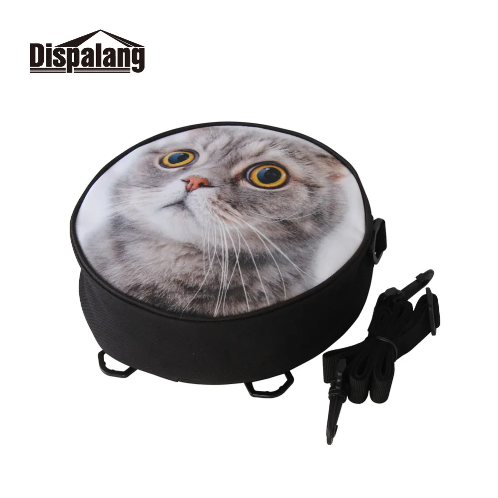 9 дюймовый круглый Детский рюкзак с принтом роз сумка для дошкольных книг девочек