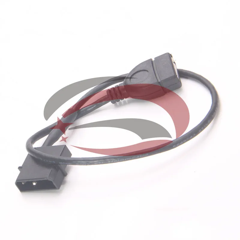 

5pcs/lot---PC Internal 5V 2Pin IDE Molex to USB A Female Power Charge Cable Cord 35cm