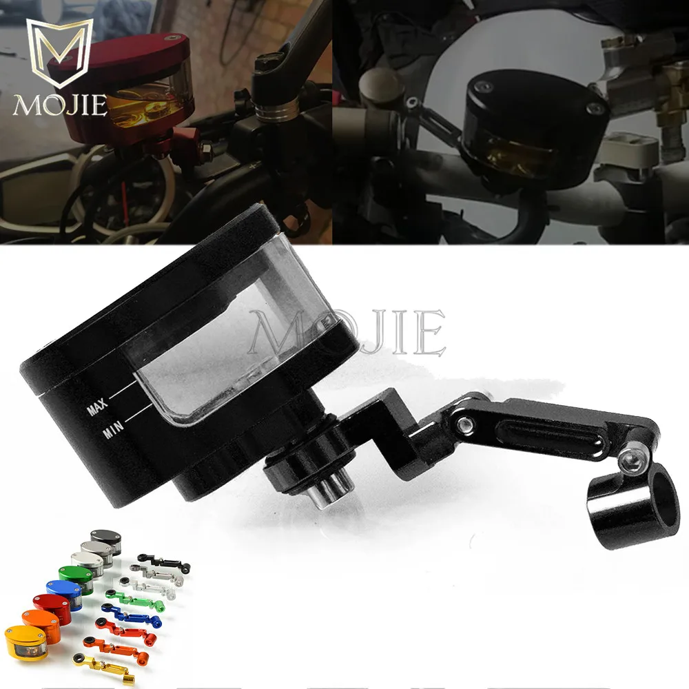 

Universal Motorcycle Brake Fluid Reservoir Clutch Tank Oil Fluid Cup CNC For BMW F800GS F700GS F650GS R1200GS LC Adventure LC
