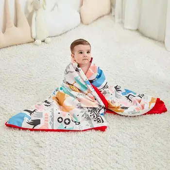 

Soft Warm Fleece Baby Blankets Newborn Stroller Sleep Cover Cartoon Beanie Infant Bedding Quilt Swaddle Wrap Kids Bath Towel
