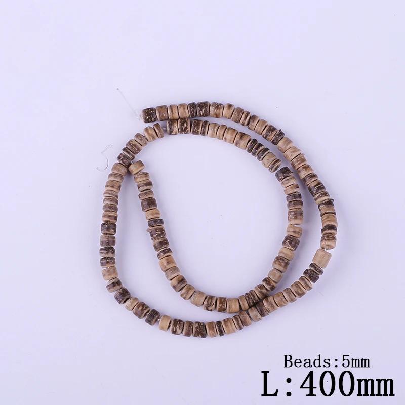 Горячая продажа 5 мм светло-кофейная Кокосовая оболочка деревянные бусины