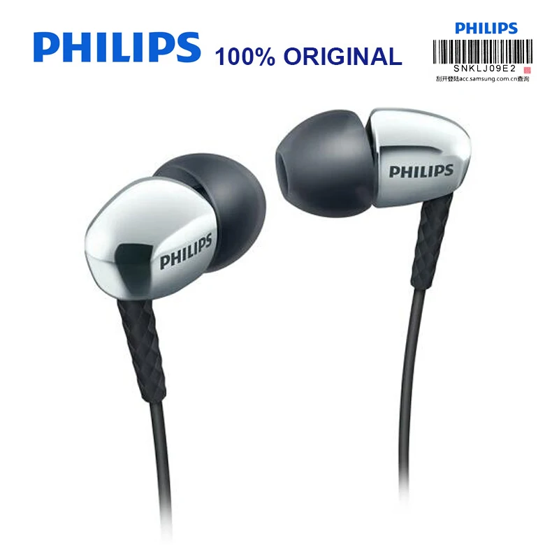 Philips SHE3900 наушники вкладыши с овальными наушниками 3 5 мм проводные гарнитуры Super
