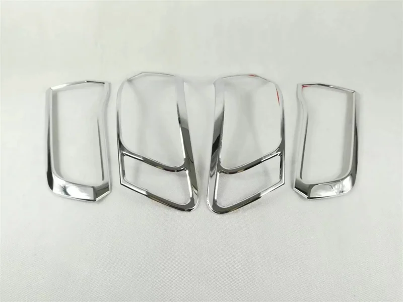 

ABS Chrome Rear Tail Light Lamp Cover Trim Sticker Decoration Frame Exterior Accessories Fit for Jeep Grand Cherokee 2010-2018