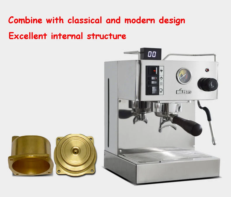 Кофемашина итальянская 9 бар полуавтоматическая молочная фритюрница 220 ...
