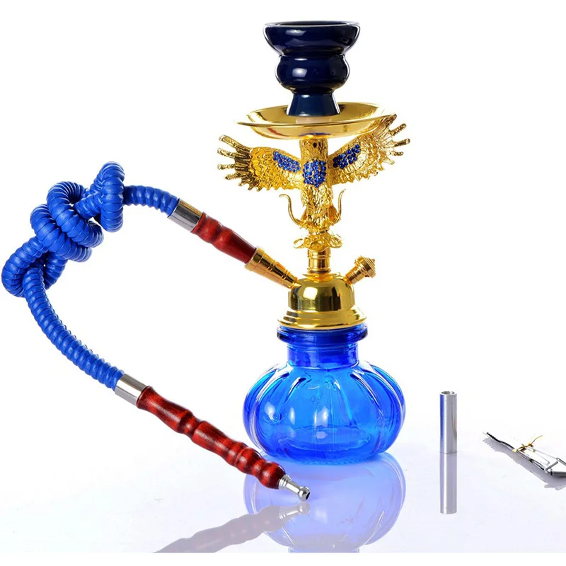 New Luxury Arabic Shisha Hookah Complete Set with Hookah Hose,Shisha Bowl Chicha Narguile