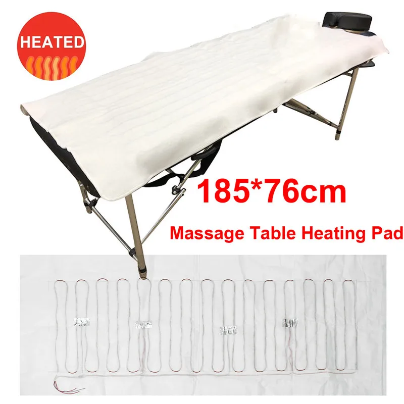 Massage Bed Table Heating Pad Heat Warmer Cushion Full Body Hot Massager Relax Therapy Salon