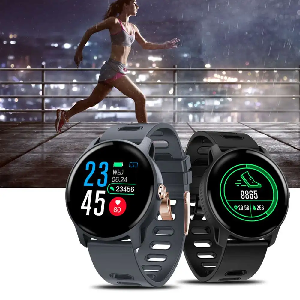 S08 Смарт-часы человек Ip68 Водонепроницаемый монитор сердечного ритма smartwatch Bluetooth Smartwatch деятельность Фитнес трекер pk Q8