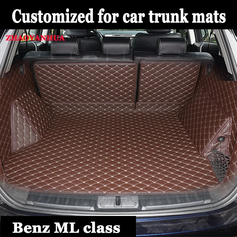 

Custom fit car Trunk mats special for Audi A6 S6 C5 C6 C7 Allroad Avant 5D car styling rugs carpet floor liners(1997-present)