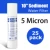 25Pcs 1/5 Micron Sediment Water Filter Purifier Cartridge Reverse Osmosis 10 Inch PP Cotton Filter Element Ultra Filtration