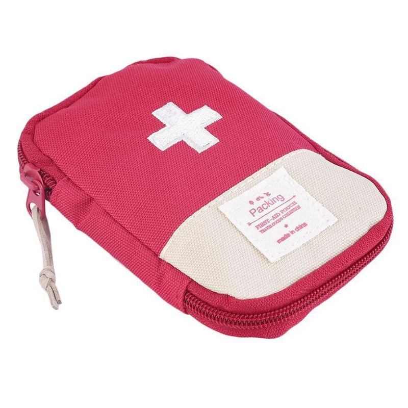 

Outdoor First Aid Emergency Medical Bag Medicine Drug Pill Box Home Car Survival Kit Emerge Case Small 600D Oxford Pouch