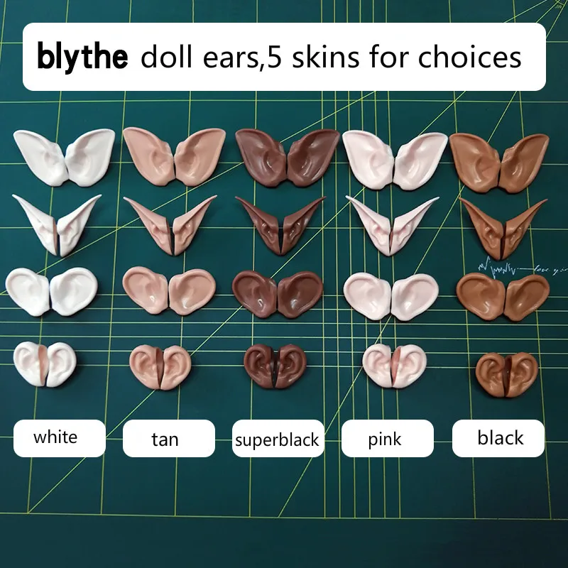 

Blyth doll Ear accessories Human ear & Elf ears 0129