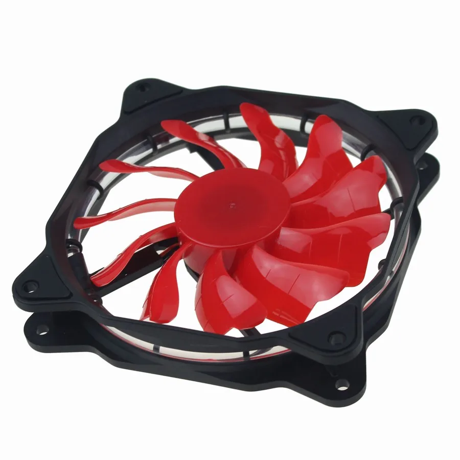 120mm red led fan 10