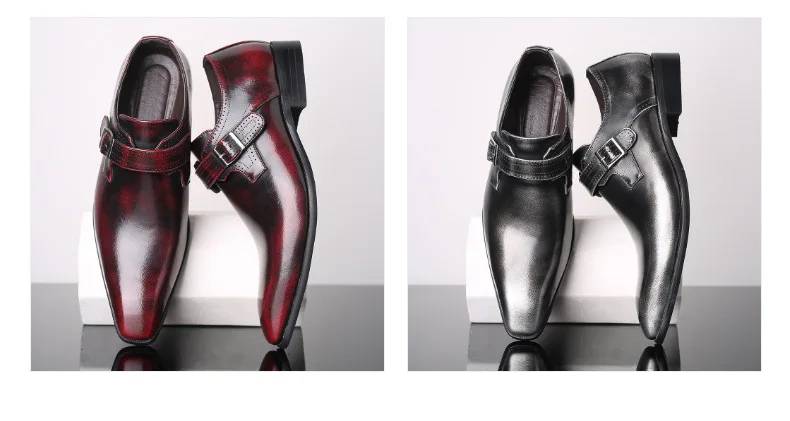 Большие размеры 39-48, Мужская Свадебная кожаная обувь на микрофибре, деловая Мужская обувь с острым носком, мужские оксфорды на плоской подошве, H196