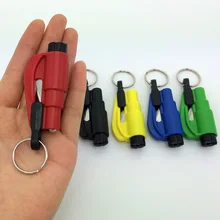 Emergency Keychain-Car Mini Safety Hammer Auto Car Window Glass Breaker Rescue Hammer Car Life-saving Escape Tool RZ01