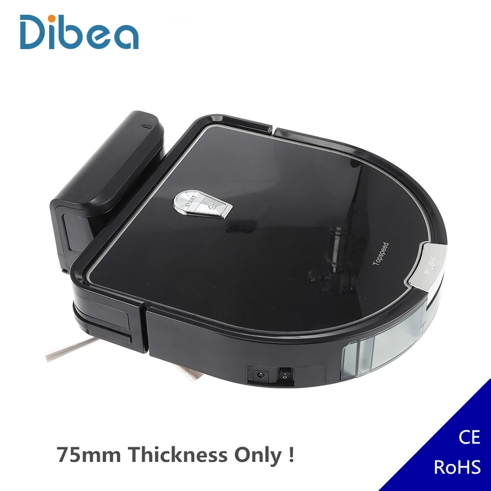 Dibea Smart Robot Vacuum Cleaner D960 Thin Aspirador Robot 75mm With