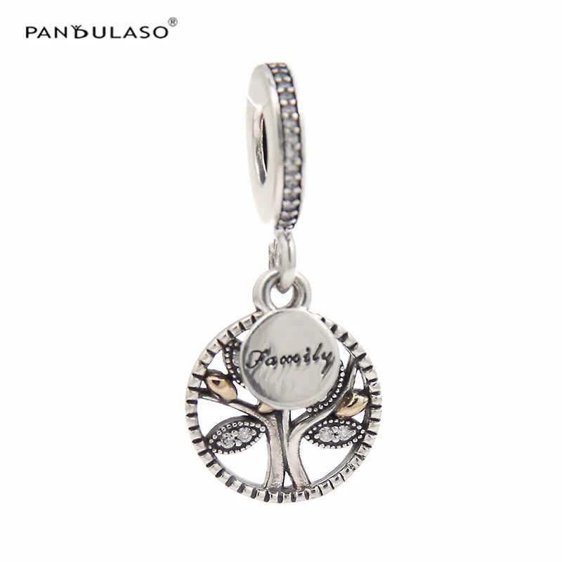 

Family Tree Beads Fits European Charms Bracelet New 925 Sterling Silver Jewelry With Silver Charm DIY Making Jewelry