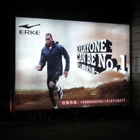 Пользовательская большая подсветка/черный ПВХ Виниловый гибкий баннер для