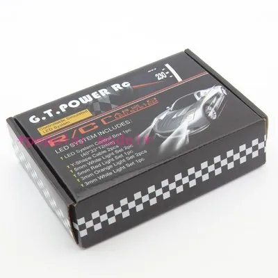 

RC model GT power 8 LED Flashing Light Wire System for Car HSP94123/94122/94103