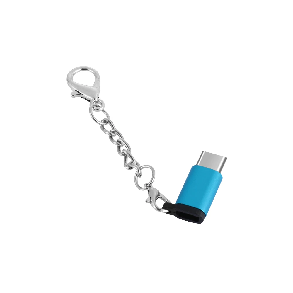 Брелок конвертер тип-c OTG адаптер Micro USB Женский USB-C Мужской USB 3,1 для Android huawei смартфон разъем прочный