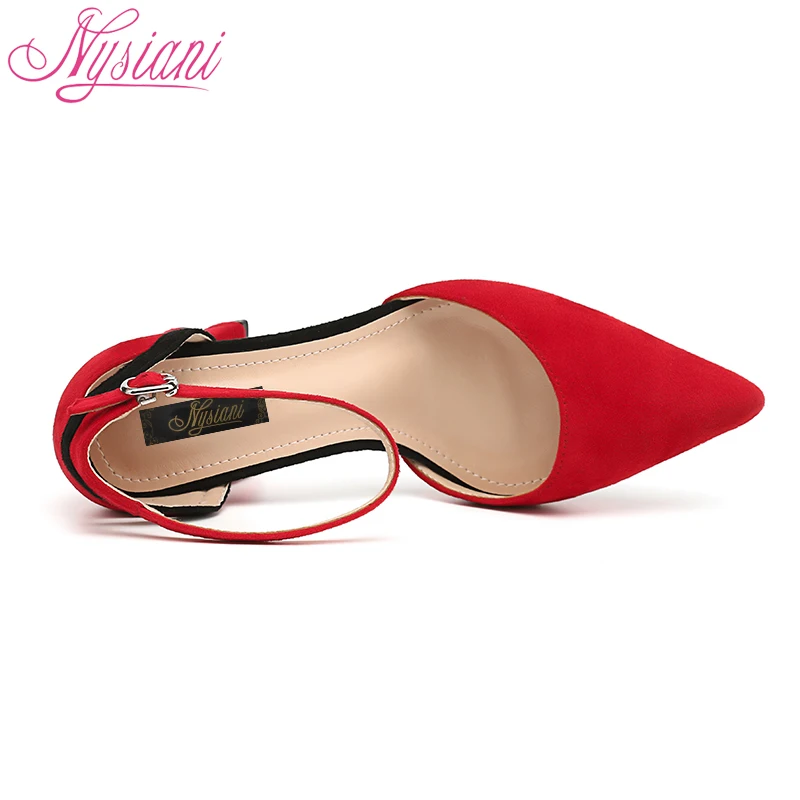 2018 летние женские босоножки на толстом каблуке с пряжкой и ремешком фирменный