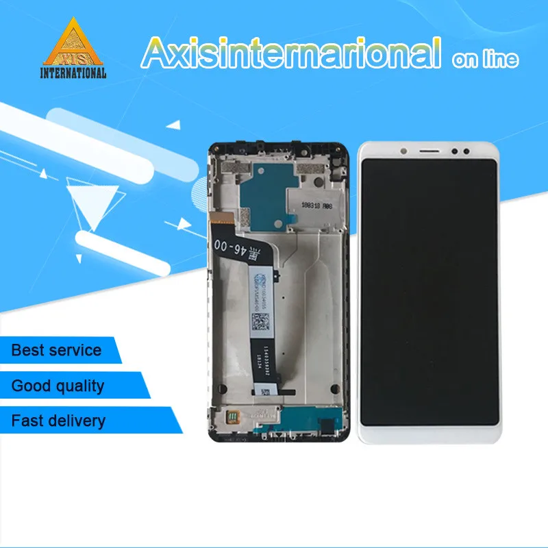 

Original Axisinternational For 5.99" Xiaomi Redmi Note 5 Redmi Note 5 Pro LCD Display Screen+Touch Panel Digitizer With Frame