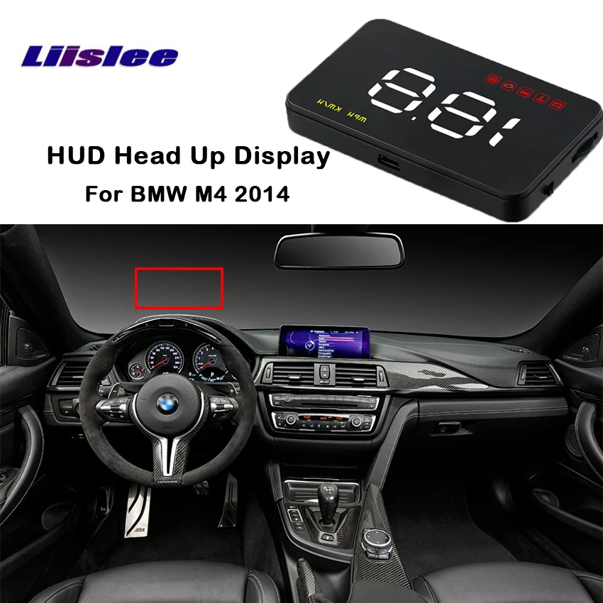Liislee для BMW M4 2014 дисплей на голову HUD Автомобильный навигационный A1000 проектор |