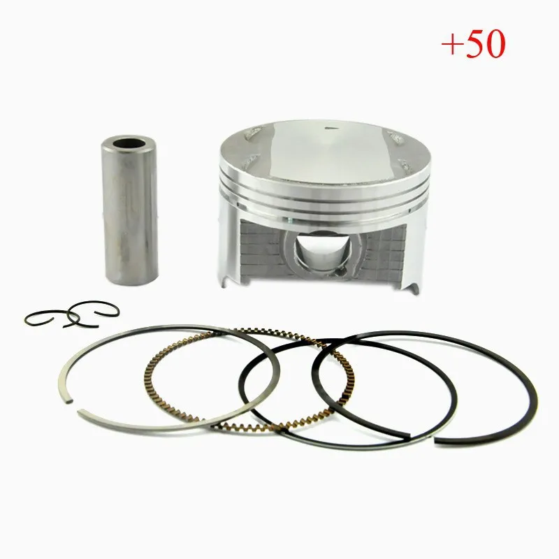 

AN250 Piston & Piston Rings Kit Motorcycle Engine Parts Piston Set For AN 250 Burgman Skywave 250 +50 Cylinder Bore Size 73.5mm