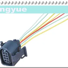 Longyue 2 шт Универсальный 8 Pin женский косичка Разъем Автомобильный разъем электросети 15 см провод
