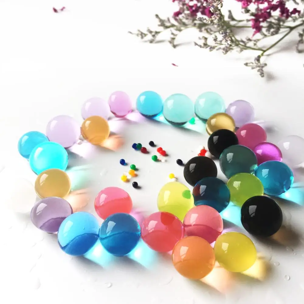 2000pcs/pack Crystal Soil Growing Water Balls Water Beads Gel
