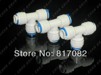 

3PCS Type T *3/8 inch OD Tube Quick Connect Aquarium RO Water Male BSP And Tube Connection RO fitting Free Shipping