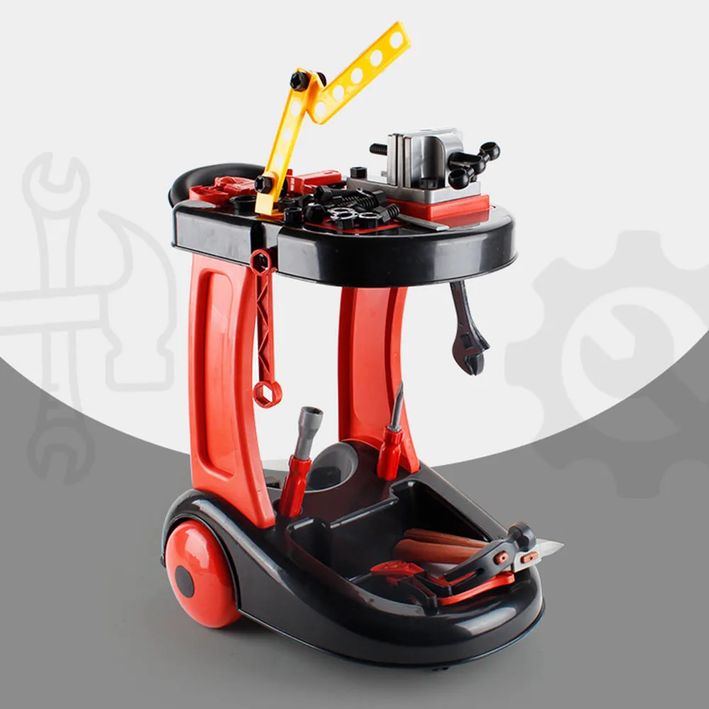 Bambini Trolley Modello Giocattoli Per Bambini Strumenti di Riparazione Simulazione Carrello Giocattolo Set Educativi Giochi di imitazione Nuovo