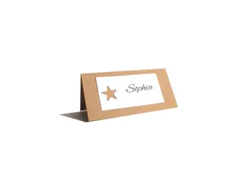 

starfish Place cards Nautical Wedding birthday bridal baby showr Party Escort Tent seating table number card Placecard