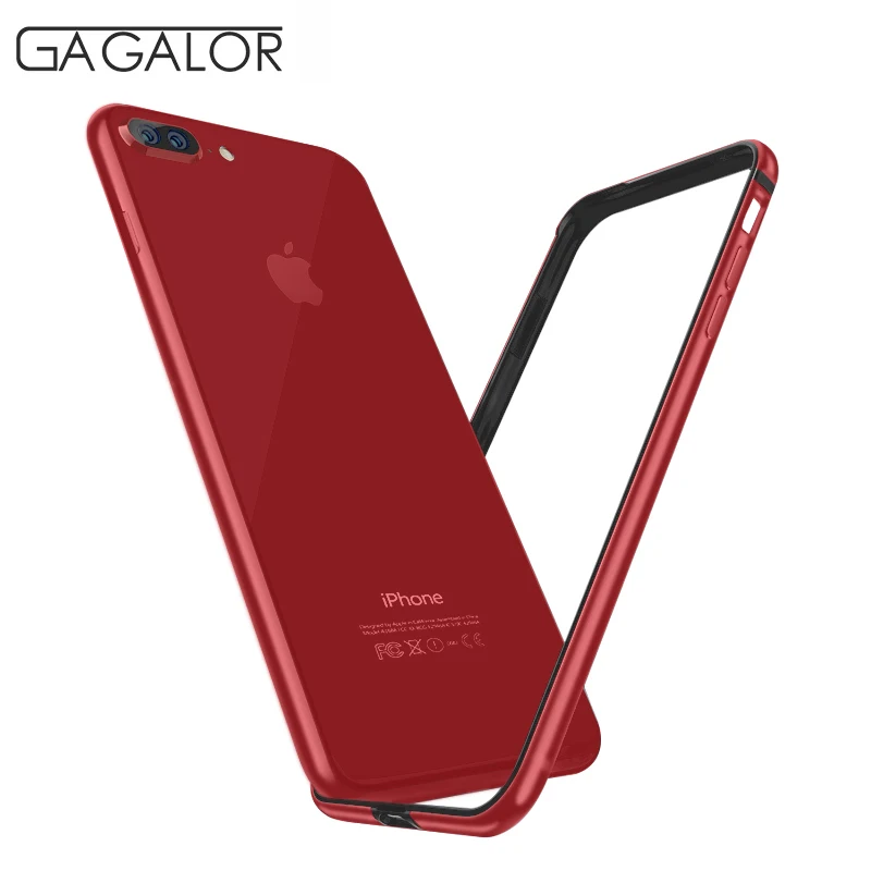 GAGALOR металлический бампер для iPhone 8 Plus алюминиевый корпус телефона apple плюс