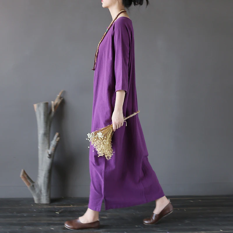 2018 Для женщин летнее платье ретро плюс Размеры свободные ручной работы плиты