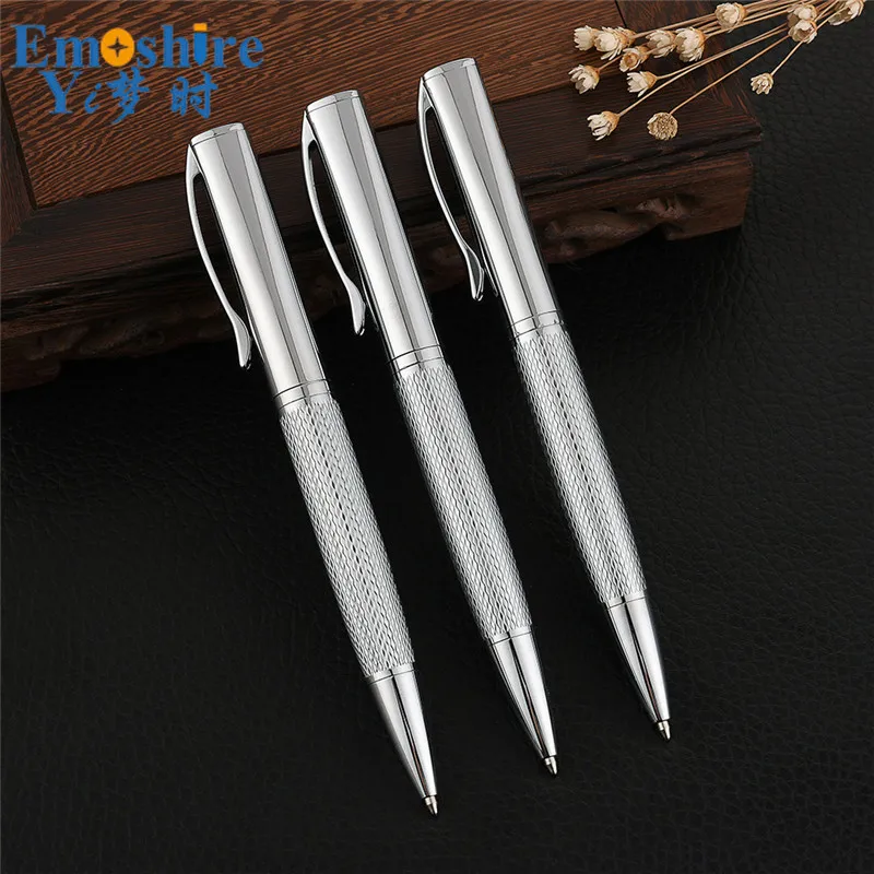 Emoshire New business office metal ballpoint pen Customized enterprise LOGO fashion retro gift advertising ballpoint pen (4)