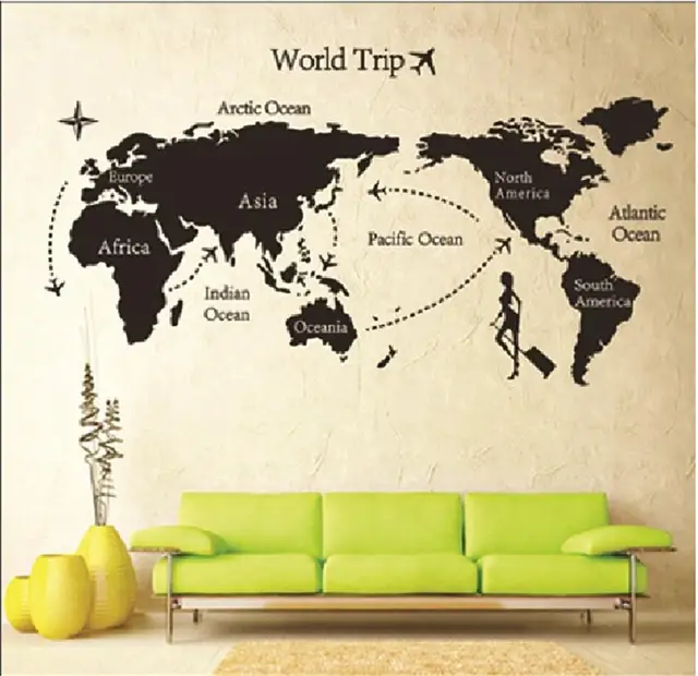 chalk board blackboard stickers removable vinyl draw decor mural