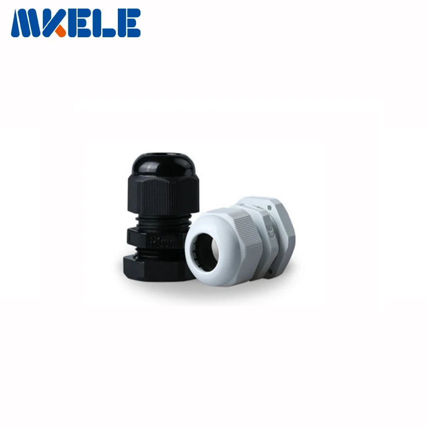 

10pcs/lots PG11 Black/white Plastic Nylon Waterproof Cable Glands Joints IP68 cable connector for 5-10mm cable