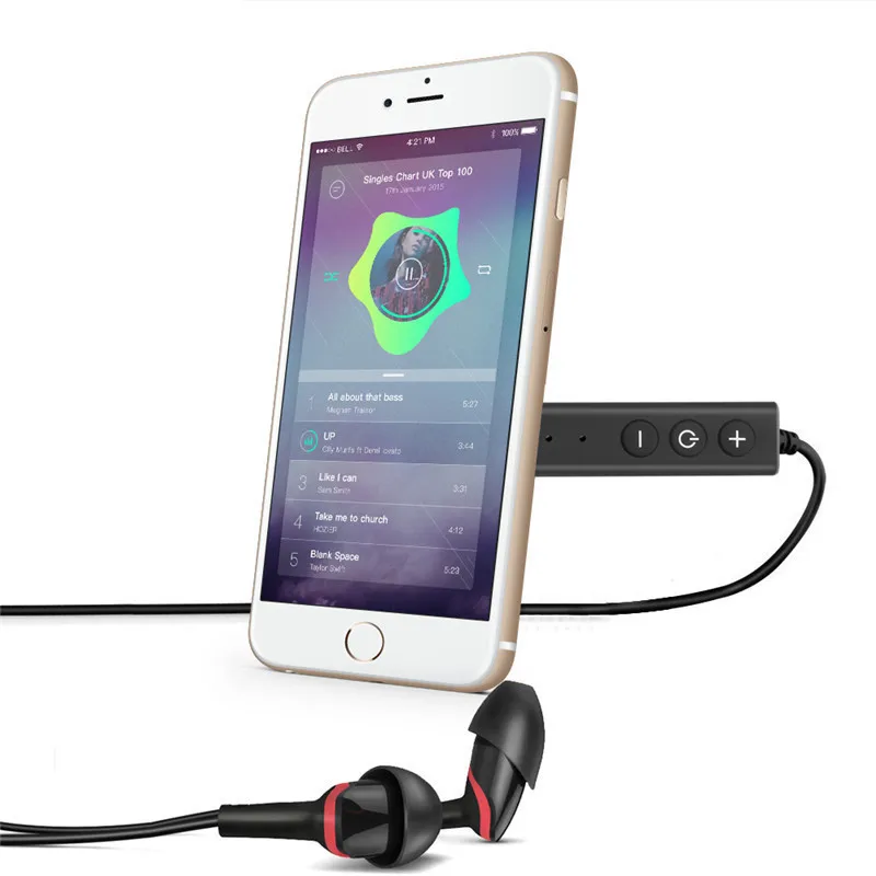 Anycuros Bluetooth вспомогательный аудиоресивер адаптер 4 0 Hands Free автомобильный комплект