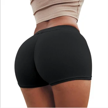 

2019 Summer Road Shorts Women Elastic Waist Short Women All-match Loose Solid Soft Cotton Slim Beach Casual Short Femme