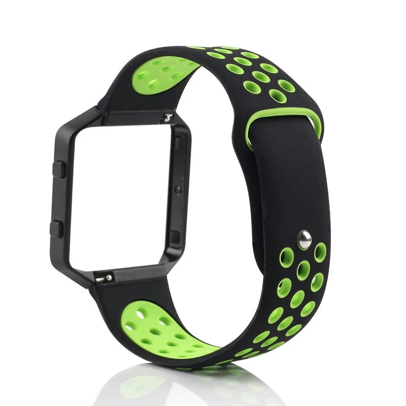

Bemorcabo for Fitbit Blaze Band Large,Soft Silicone Replacement Sport Band with Frame for Fitbit Blaze Smart Fitness Watch Small