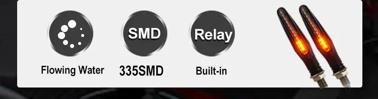 Мотоцикл поворотники задний светильник светодиодный течёт вода мигающий мигалка тормоз/ходовой светильник DRL мигалка задний фонарь для Honda