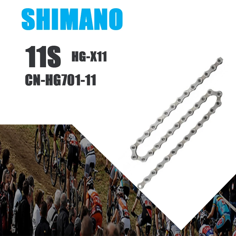 SHIMANO Sport горные велосипедные цепи 11 скоростей 116 л Mtb велосипедные запчасти Ultegra Deore XT велосипед аксессуары HG701